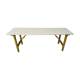 Folding brewery table
