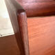Vintage Scandinavian teak magazine rack