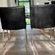 2 leather Airport armchairs by Hans Wegner - Denmark 1980s