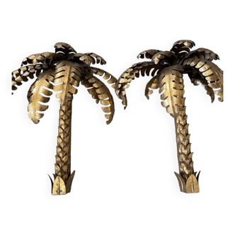 Palm tree sconces