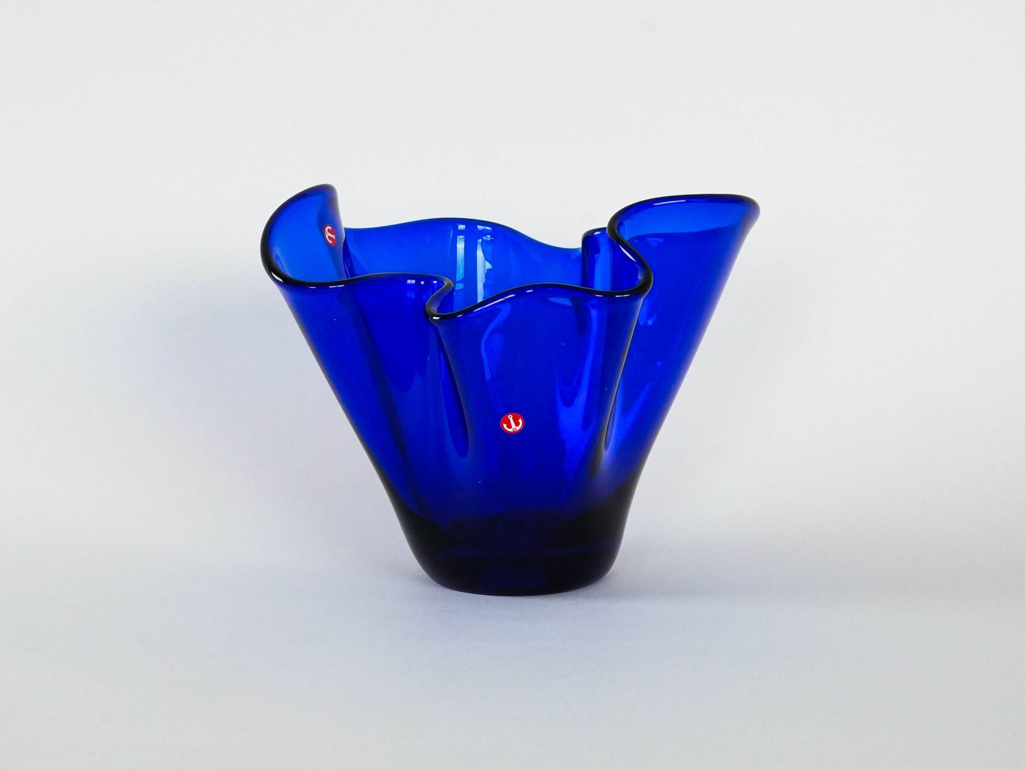 Glass vase, Danish design, 1970s, made in Denmark