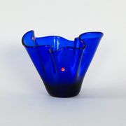 Glass vase, Danish design, 1970s, made in Denmark