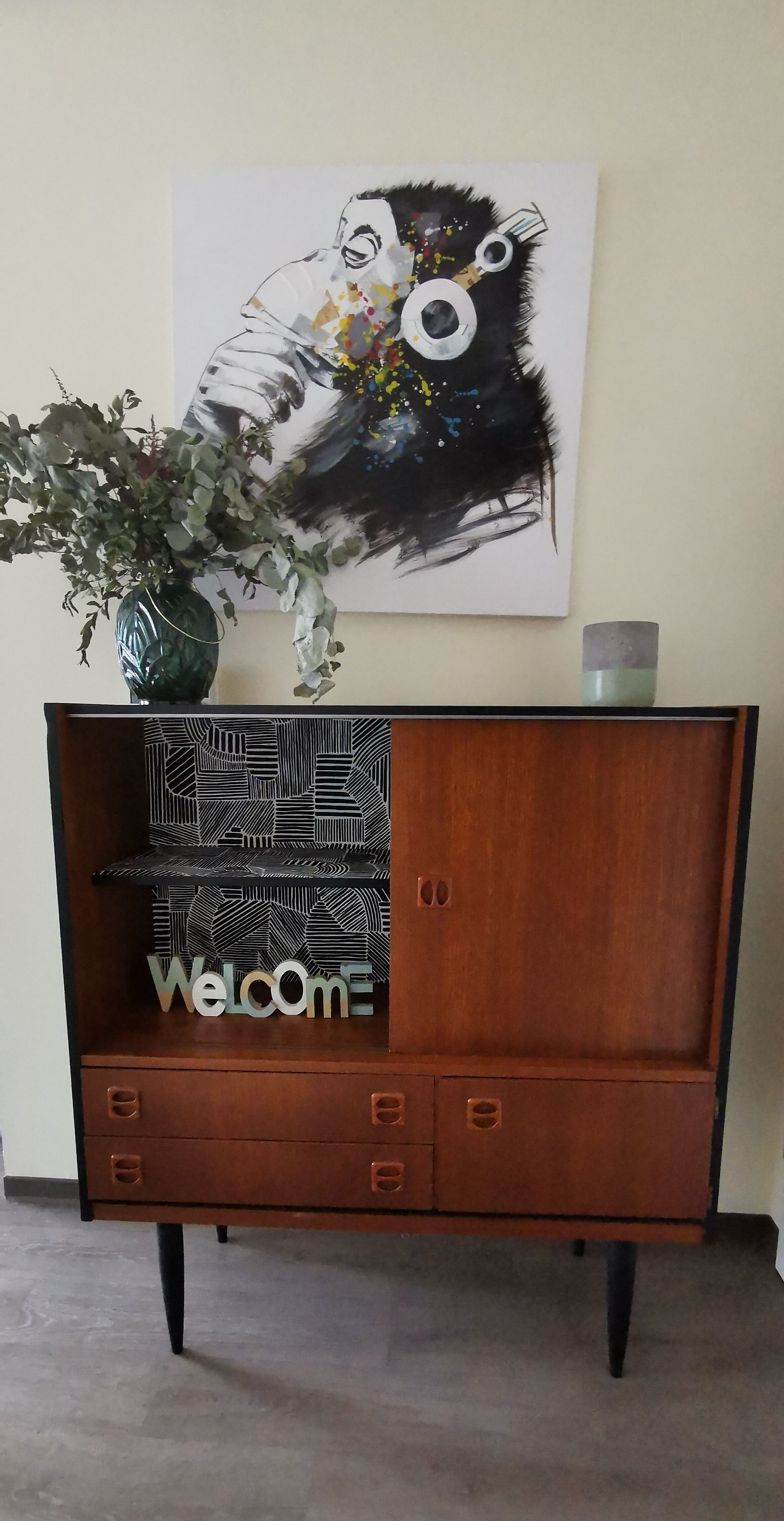 Vintage storage cabinet