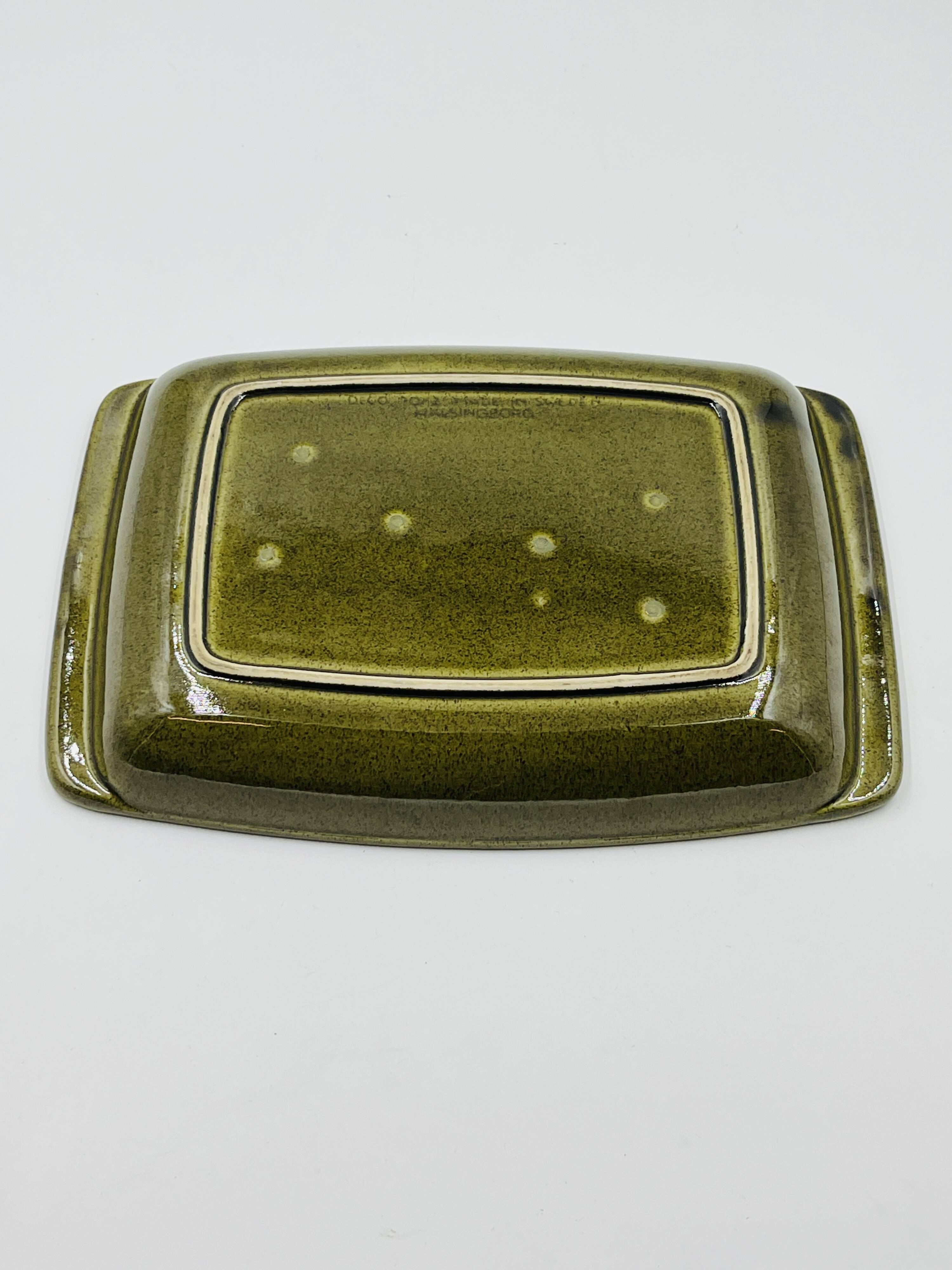 Plat rectangulaire en grès Hälsingborg Bengt Johansson