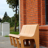 Beech Plywood Bench Symposio by René Šulc for TON, 2010s