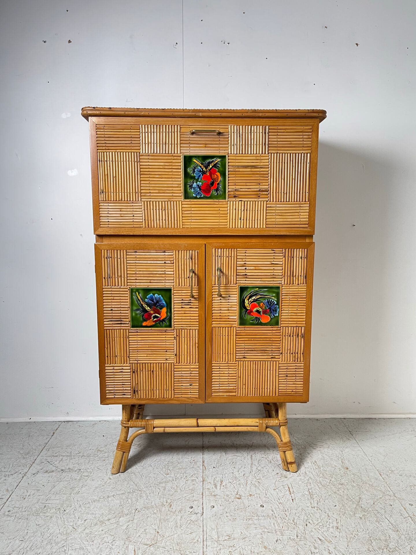 Rattan secretary from around 1950.