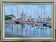Painting signed LAURENS, the port of La Rochelle