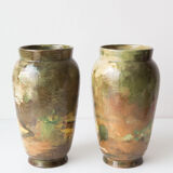 Pair of vases Theodore Lefront late 19th