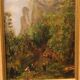 Oil painting on panel Ruggiero animated orientalist landscape Orientalism