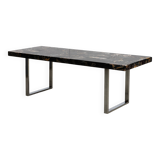 Marble-Infused Coffee Table