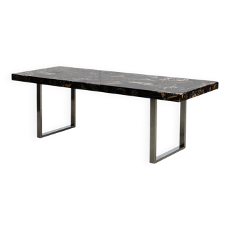 Marble-Infused Coffee Table
