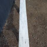 White patinated wooden bench