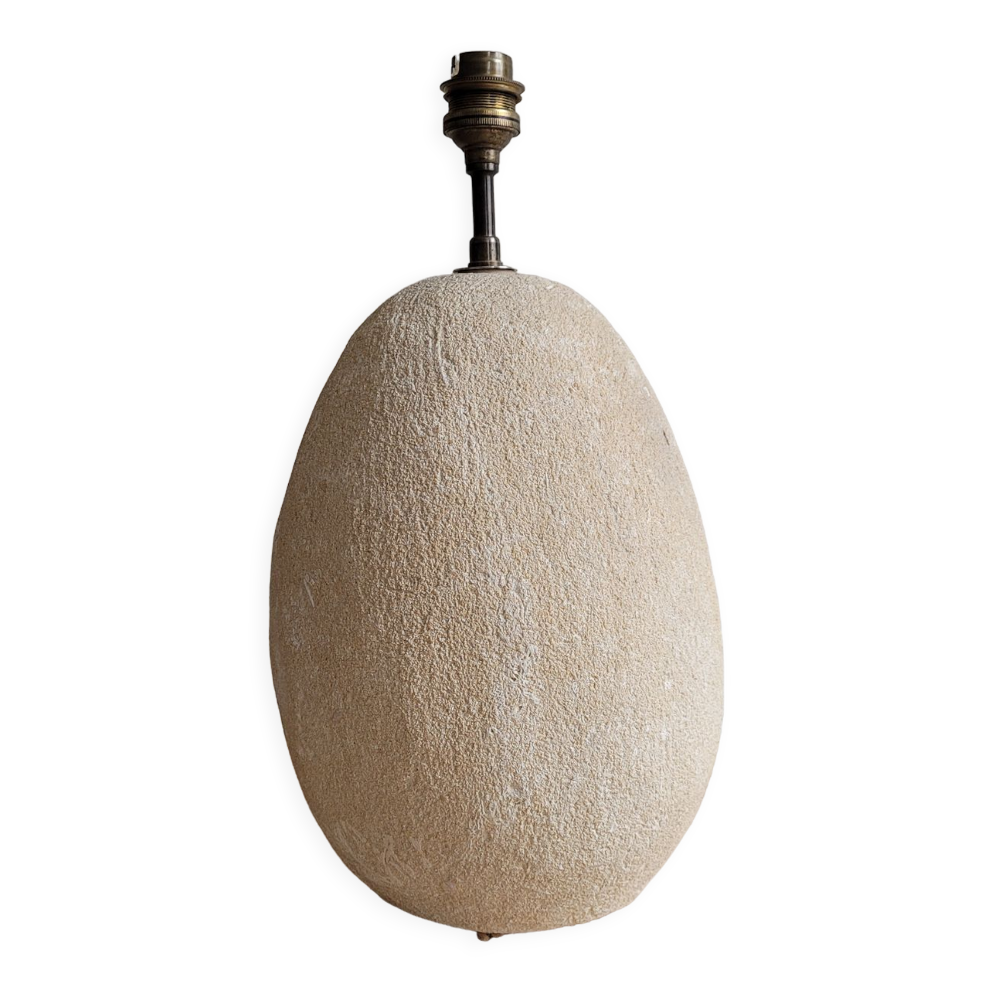 Natural stone lamp foot 70s