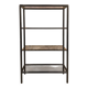 Compact shelving unit with 4 levels, 1970s/80s