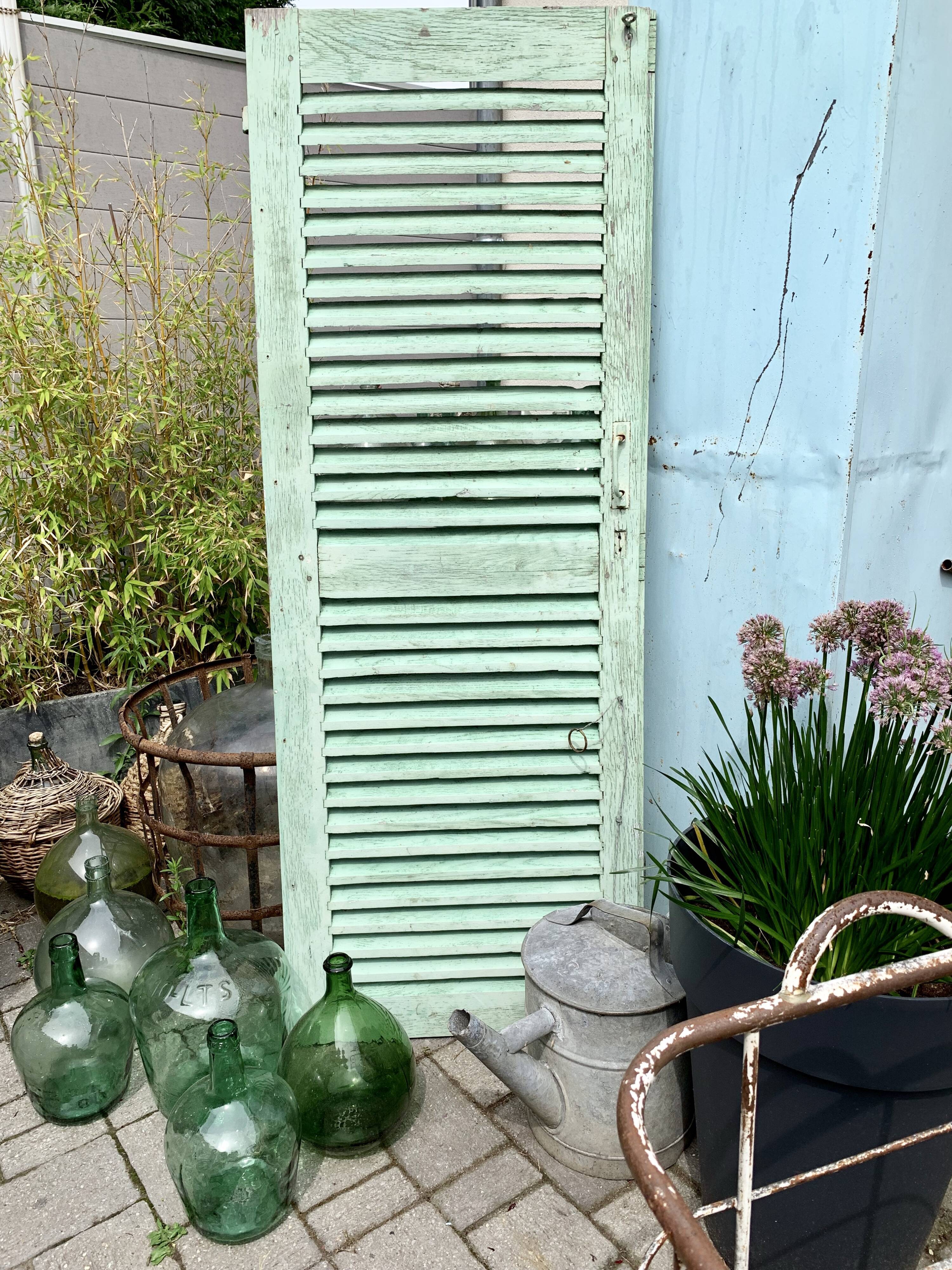 Old wood volet mint color