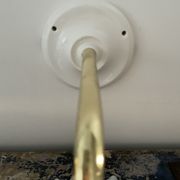 Set of two vintage white opaline wall lamps electrified to nine