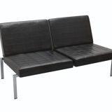 1960s 2-seater sofa in synthetic leather