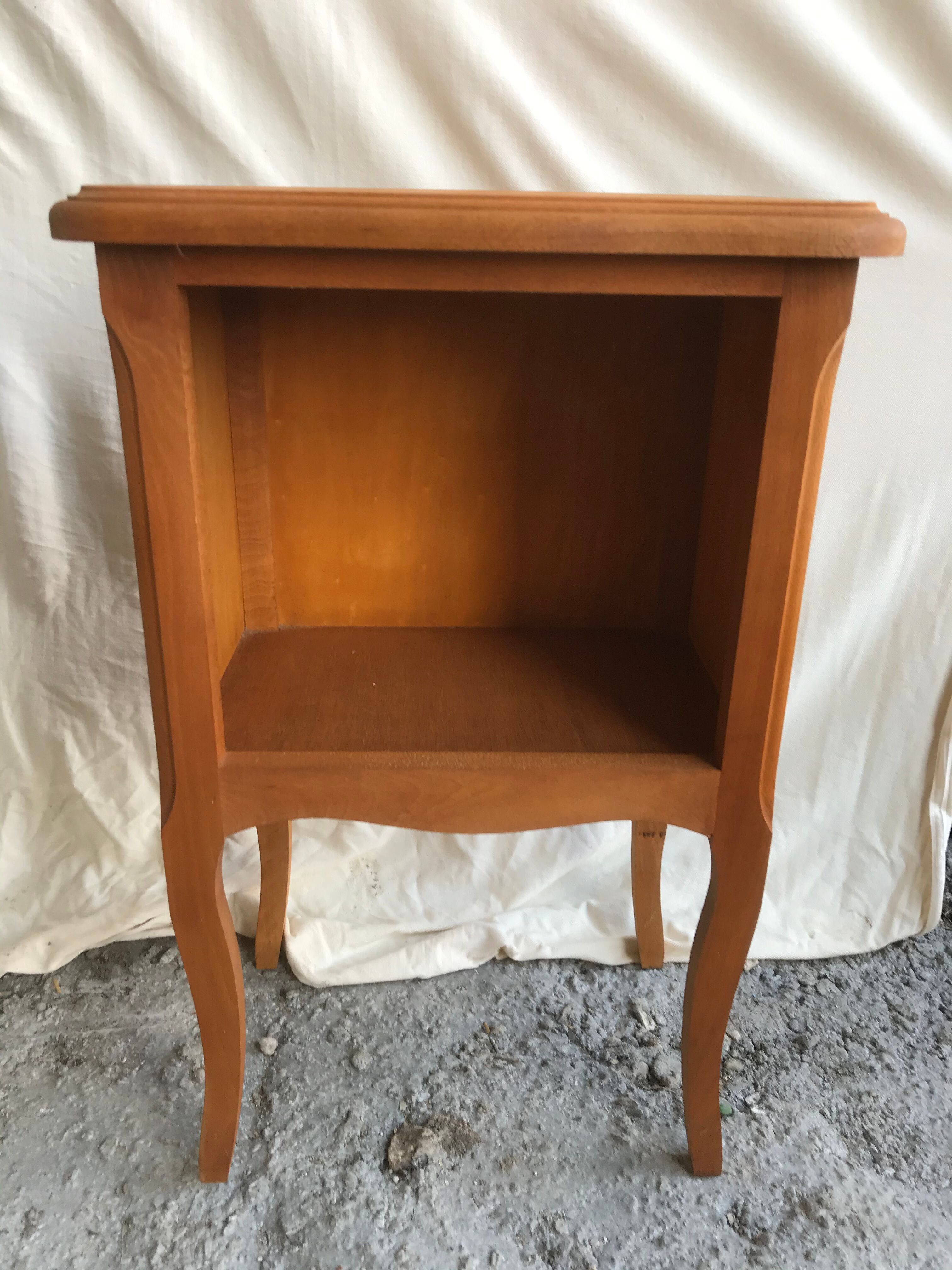 Pair old bedside table