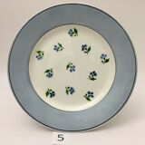 Lot de 6 assiettes plates « digoin sarreguemines » modèle albe