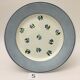 Set of 6 plates flat "digoin sarreguemines" model albe