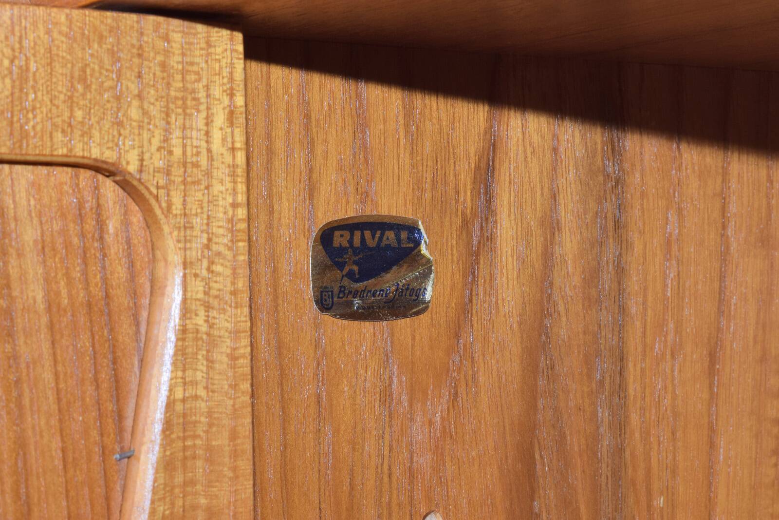 Teak Wall Unit by Kjell Riise for Rival Brodrene Jatogs, 1960s, Set of 3