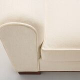 Jacques Adnet pair of modernist club armchairs in rosewood 1931