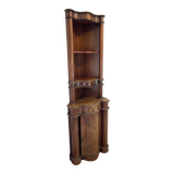 Corner cabinet in Burl Walnut