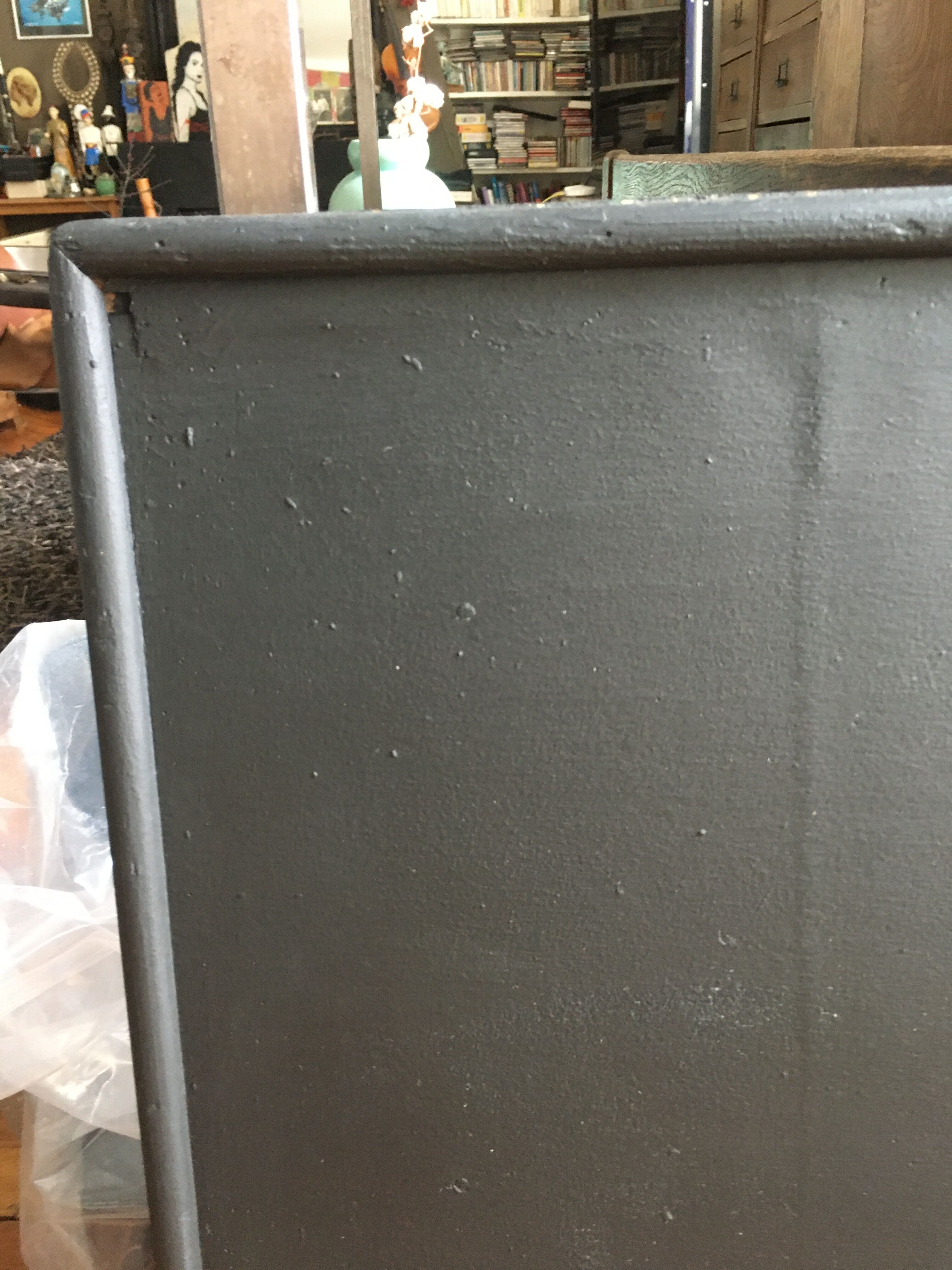 Schoolboy table with vintage square chalk