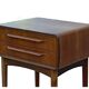 Danish bedside table by Johannes Andersen vintage 1950 Scandinavian teak