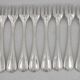 Christofle Spatours, 12 cake forks, silver-plated, excellent condition.