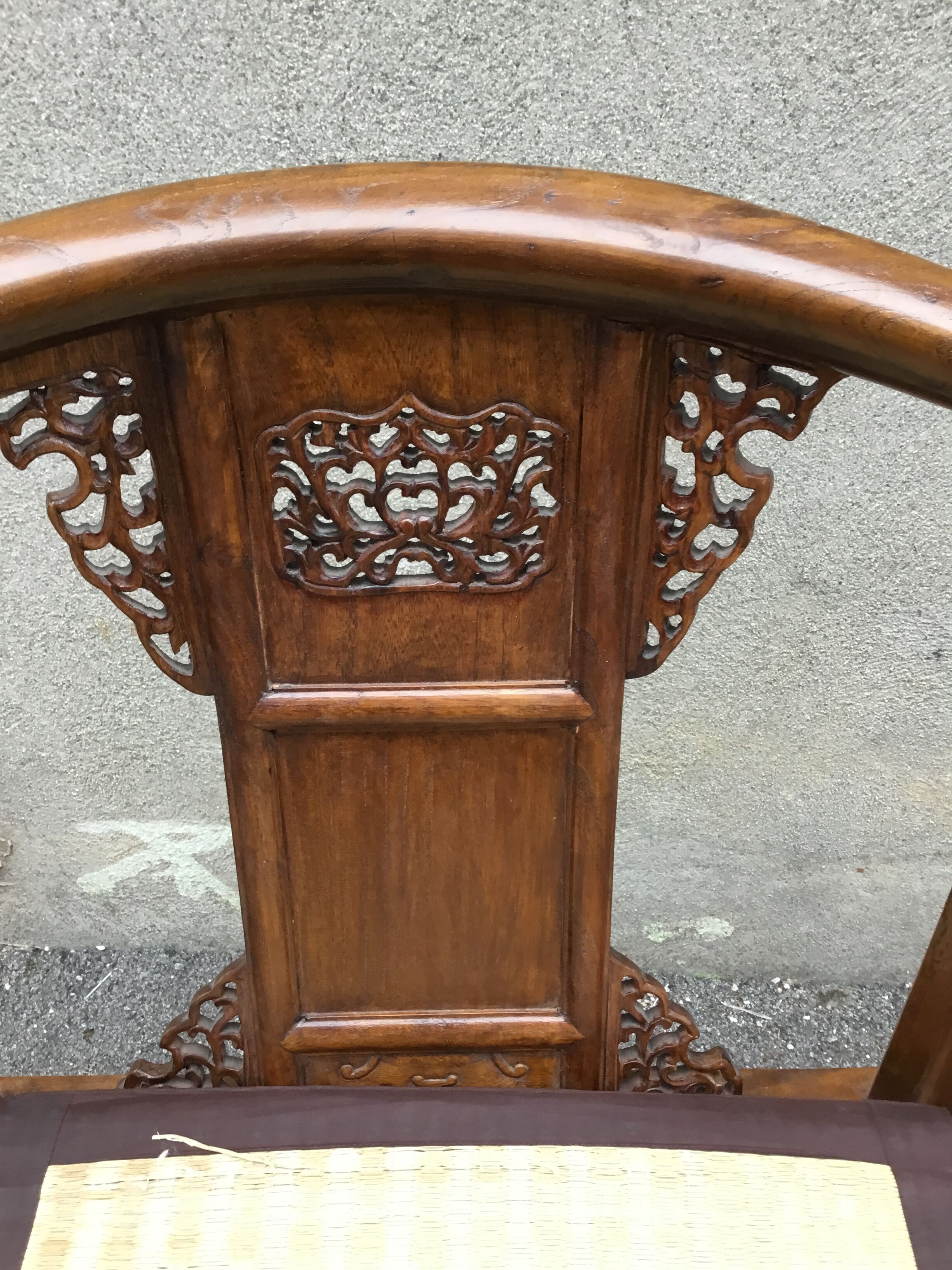 Chinese horseshoe armchair