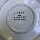 Full coffee service red and white first edition, Matteo Thun memphis 1981