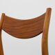 Set of Six Mid-Century Modern Belgian Teak Dining Chairs, 1960s
