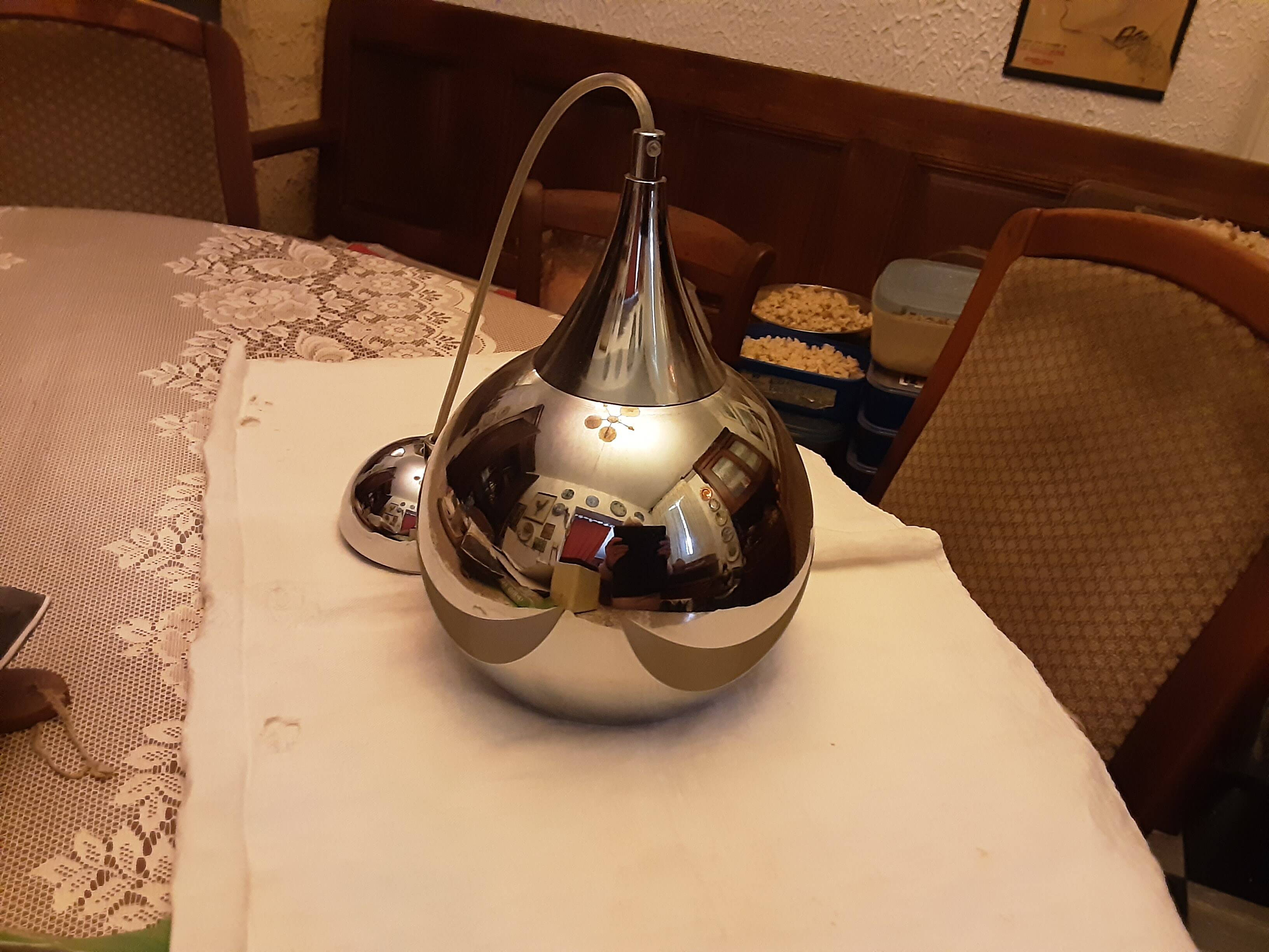 Boudet aluminum electric pendant chandelier