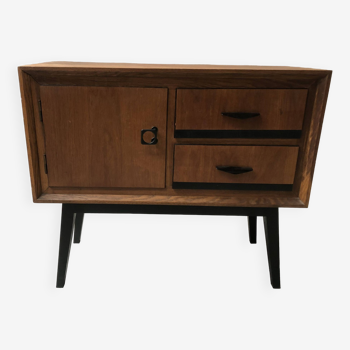 Small row of vintage storage furniture from the 1960s