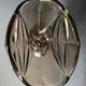 Art Deco smoked glass vase