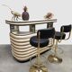 Sixties vintage cocktail bar display 'Mad men style'