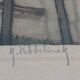 Roger hebbelinck landscape original lithograph signed and numbered 11/350