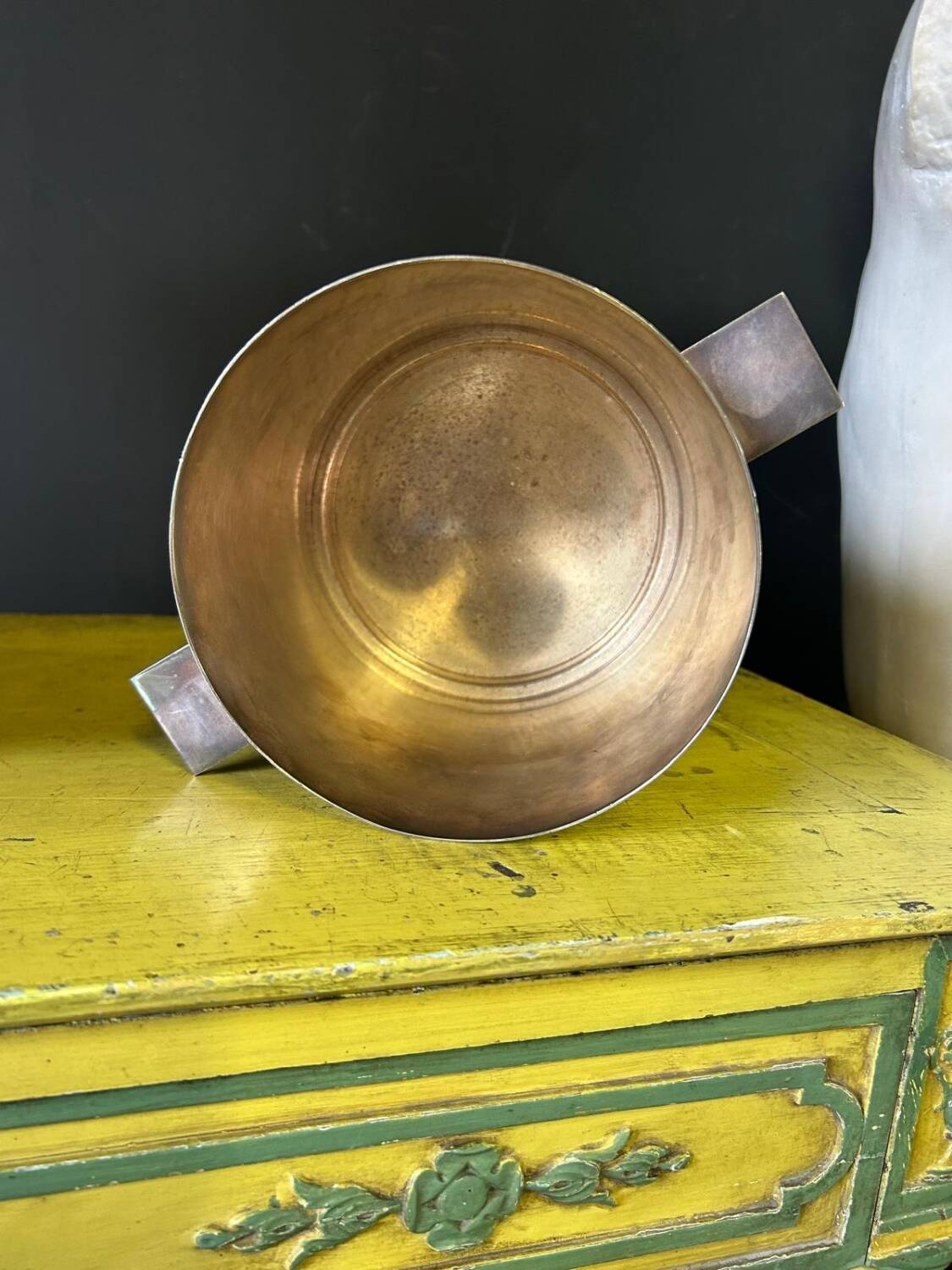 Christofle silver-plated champagne bucket, Windsor model by Lino