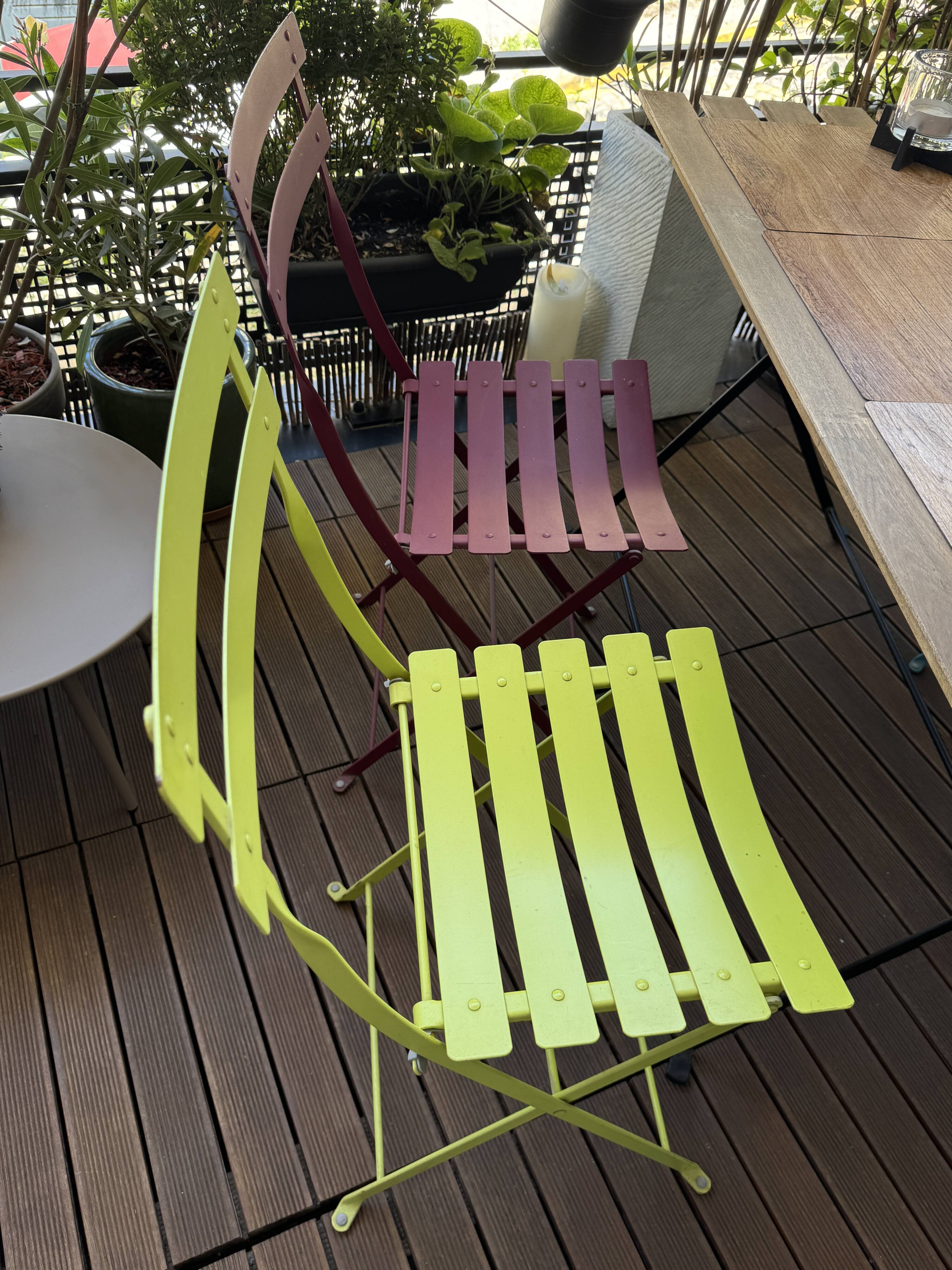 Mobilier jardin Fermob et table ikéa