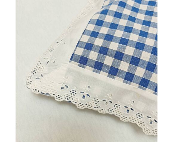 Parure Bebe Drap Taie D Oreiller Vichy Bleu Selency Parure Bebe Drap Taie D Oreiller Vichy Bleu Selency