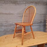 4 windsor chairs in vintage pine 1970 1980