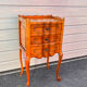 Vintage 1970s bedside table in carved wood – Louis XV style