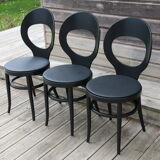 5 chairs baumann black seagull black skaï black