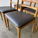 Set of 4 Mid-Century 1970’s dining chairs by Schreiber Furniture