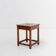 Industrial Square Wooden Stool with Handle, Belgium, 1920s
