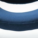 Groovy ‘M’ F598 in original blue fabric f 598 by Pierre Paulin for Artifort