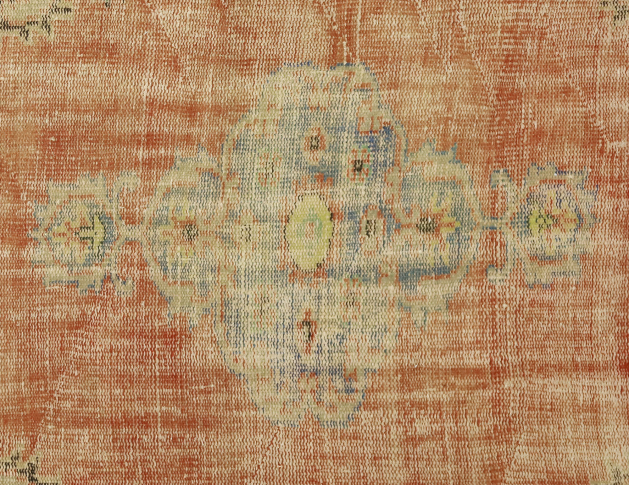 Anatolian handmade vintage rug 230 cm x 136 cm