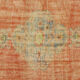 Anatolian handmade vintage rug 230 cm x 136 cm