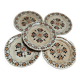 Set of 5 iron earth plates